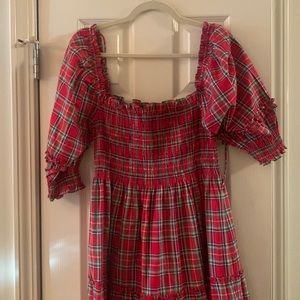 NWOT: Hill House Home Red Tartan Nesli Size Medium